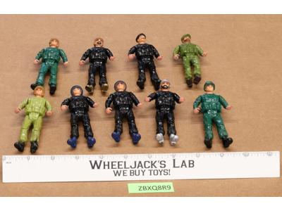 Lot of 9 Sgt. Rock  Action Figures 1980's Remco Toys 3.75" GI Joe KO