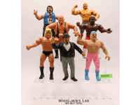 Lot of 7 1980's WWF LJN Titan Sports 8" Vintage Wrestling Action Figures