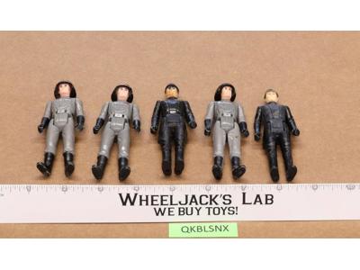 Lot of 5 Star Wars At-At/Imperial Commanders 1970s-80s Kenner Action Figures