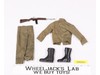 GI Joe Army Fatigue Shirt Pants Rifle Boots 1964 Vintage Hasbro 12" Accessory