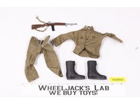 GI Joe Army Fatigue Shirt Pants Rifle Boots 1964 Vintage Hasbro 12" Accessory