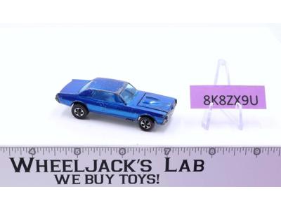 Custom Cougar Blue 1968 Hot Wheels Mattel Vintage Redline RL