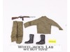 GI Joe Army Fatigue Shirt Pants Rifle Boots 1964 Vintage Hasbro 12" Accessory