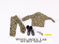 Camo Fatigue Pants & Shirt with Pistol Boots GI Joe 1964 Hasbro 12" Accessory