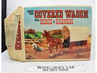Covered Wagon w Horse In Box #4434 Johnny West Marx Vintage 1966