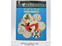 Ghostbusters II Flip 'n' Fun Activity Pad 1988 Columbia Pictures NEW UNUSED