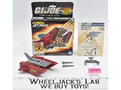 Cobra Jet Pack 100% Complete W/Box GI Joe 1987 Vintage Hasbro