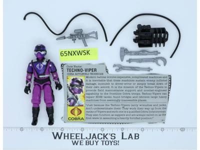 Techno-Viper V1 100% Complete G.I. Joe 1987 Hasbro Vintage Action Figure