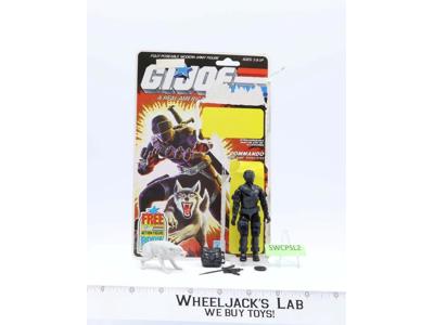 Snake Eyes & Timber V2 100% Complete W/Cardback 1985 GI Joe Vintage Figure