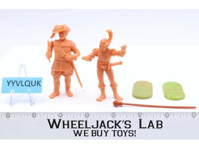 Lot of 2 Landsknechte Unpainted Kit 1970's Elastolin 70mm