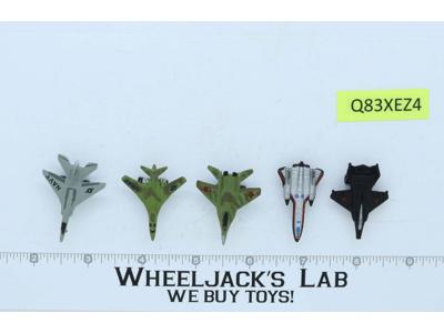 Lot of 5 Jets 1988-89 Vintage Galoob Micro Machines