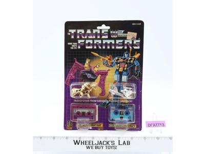 Frenzy & Ratbat GOLD 100% Complete W/CARDBACK & BUBBLE NR MINT G1 Transformers