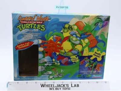 Surfer Leo W/ Mondo Mutant Surfer Tube Complete TMNT 1994 Playmates