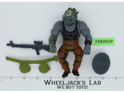 Rocksteady SOFT HEAD Teenage Mutant Ninja Turtles 1988 Vintage Playmates Figure
