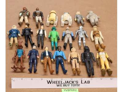 Lot of 20 Star Wars 1970s-1980s Kenner Vintage Action Figures