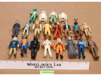 Lot of 20 Star Wars 1970s-1980s Kenner Vintage Action Figures