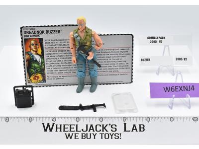 Dreadnok Buzzer v3 100% Complete GI Joe Comic Pack 2005 Hasbro Figure