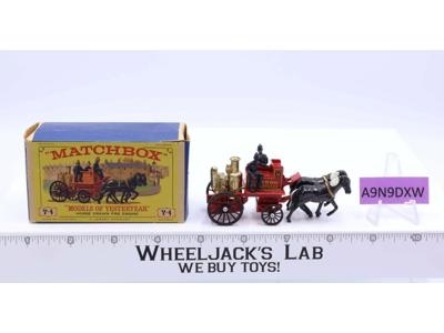 Horse Drawn Fire Engine Lesney Matchbox Series 1960's Made In England