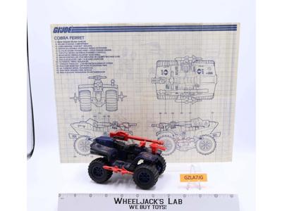 Ferret ATV 100% Complete G.I. Joe 1985 Hasbro Vintage Action Figure Vehicle