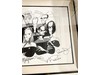 Cast of Voyager Star Trek Al Hirschfeld Lithograph AUTOGRAPHED 27x37 129/175
