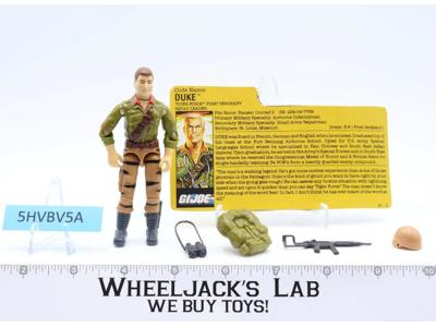 Duke Tiger Force V2 100% Complete G.I. Joe Hasbro 1988 Vintage Action Figure