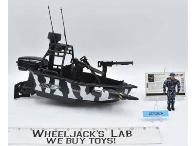 Piranha Attack Boat W/ Shipreck 100% Complete G.I. Joe 2004 Hasbro Vehicle