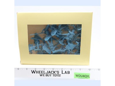 Set of 23 Union Infantry Men Light Blue Toy Soldiers Blue Plastic 54mm NEW