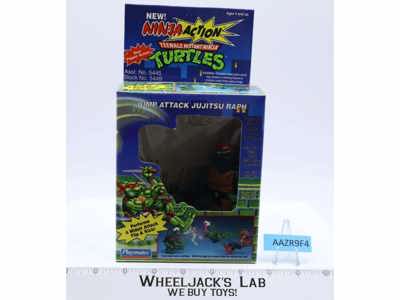 Jump Attack Jujitsu Raph 100% Complete Ninja Action TMNT 1993 Playmates Figure