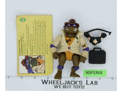 Undercover Donatello Teenage Mutant Ninja Turtles TMNT 1990 Playmates Figure