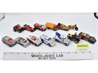 Lot of 13 Matchbox Cars/Trucks/Sports Cars/Jeeps Toy Cars