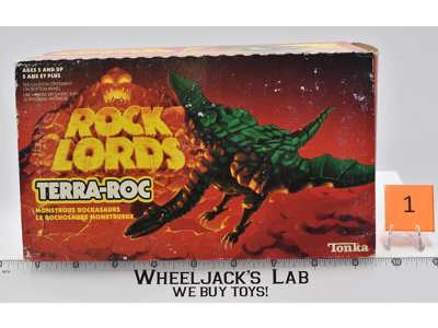Terra-Roc #1 Rockasaur Canadian Rock Lords 1986 Tonka Vintage Action Figure MIB