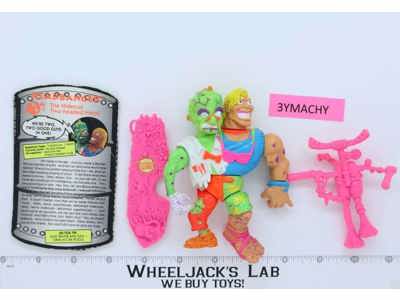 Headbanger Toxic Crusaders W/ Card 1991 Playmates Toys Troma Vintage Figure