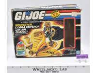 Serpentor Cobra Emperor & Air Chariot 100% Complete W/Box G.I. Joe Hasbro 1986