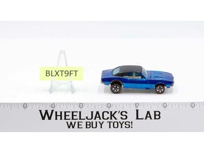 Custom Camaro Blue Black Painted Roof 1968 Hot Wheels Mattel Redline RL HK RARE